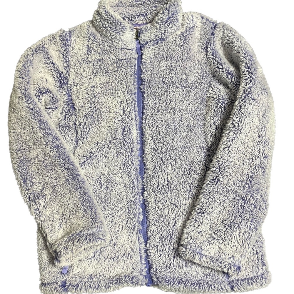 Heat Girls fleece jacket in size L (14/16). Color lavender/purple.
